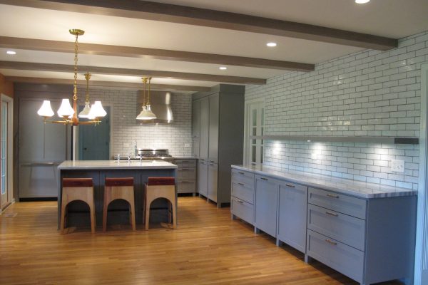 Grey Kitchen Backsplash